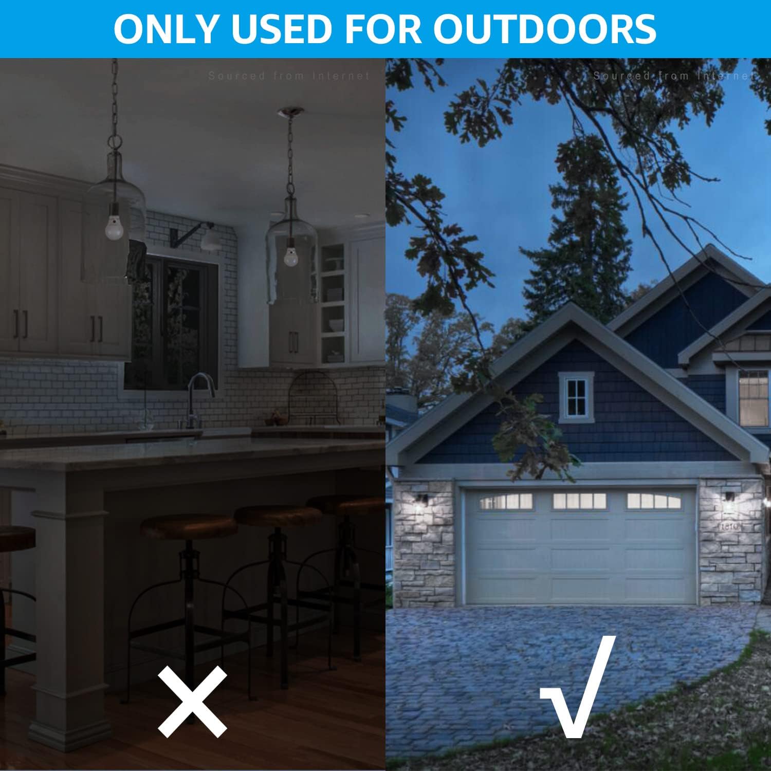 TORCHSTAR Dusk to Dawn Light Bulbs Outdoor, Sensor A19 LED Light Bulb, Auto on/Off Photocell Automatic for Outdoor Lighting, 5000K, Pack of 4 - Image 6