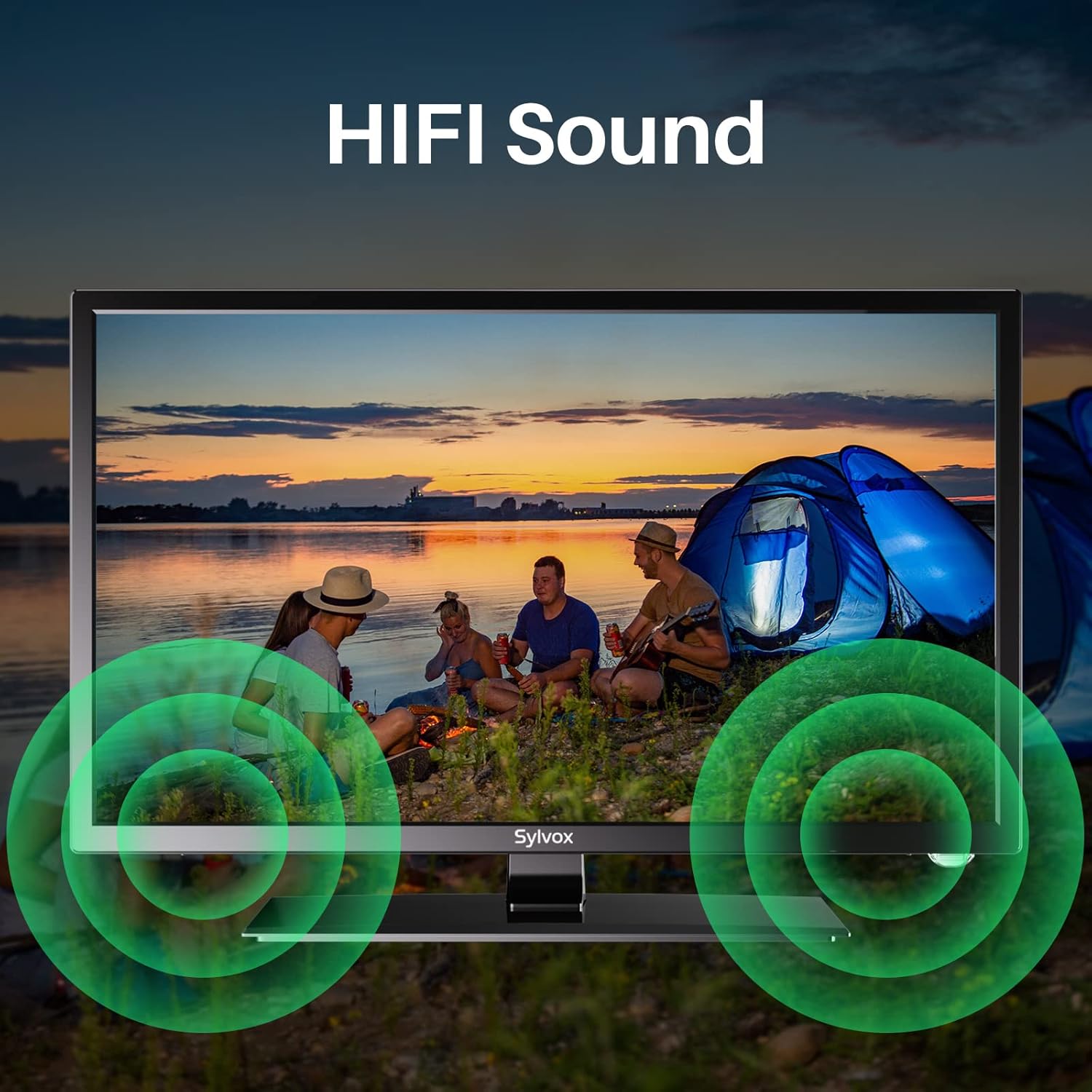 SYLVOX RV TV, 27-Inch 12 Volt Television, Smart Google TV, Full HD 1080P, DVD Built-in, 178° Wide Viewing, HDMI & USB Ports, AC/DC, Wide Voltage Protection, Trailer Seies - Image 6