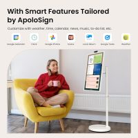 ApoloSign 32'' UHD 4K Smart Portable TV 2nd Gen, 16(8+8) GB RAM+256GB, Android 15, EDLA-Certified, Portable Touch Screen Monitor, Built-in 15000mAh Battery, Full Swivel Rotation, Voice Remote Control - Image 7