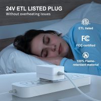 ASOKO Under Cabinet Led Light Plug in, Dimmable Daylight White 4500K, 3 Pack 12 inch Linkable Led Under Counter Lights for Kitchen, Shelf, Workbench, Cupboard, ETL Listed Plug 24V, UNO-LK 4500K - Image 2