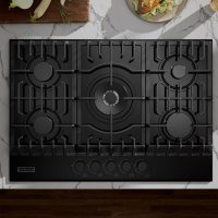 Empava 30 in. Gas Stove Cooktop 5 Italy Sabaf Sealed Burners NG/LPG Convertible in Black Tempered Glass, 30 Inch - Image 2