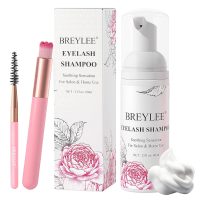 BREYLEE Eyelash Cleanser, Shampoo Foam & Brushes Eyelid Cleanser for Makeup Remover Paraben & Sulfate Free for Salon and Home Use(60ml, 2 fl oz) - Image 8