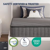 Avenco Full Size Mattress, 6 Inch Full Mattress in a Box for Kids, Medium Firm Hybrid Mattresses with Bonnell Spring and Gel Memory Foam for Cool Night Sleep & Pressure Relief, CertiPUR-US Certified - Image 7