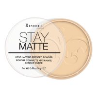 Rimmel London Stay Matte - 001 Transparent - Pressed Powder, Lightweight, High Coverage, Shine Control, 0.49oz - Image 2