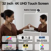 32In Wireless Smart Portable TV on Wheels 4K Smart Touchscreen Monito,Mobile TV Tablet,Android 13,(5-8-Hour) Battery,with 4K Camera,Full Swivel Rotation,(8RAM+128GB) Voice Remote Control(32 inch Pro) - Image 2