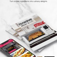 Nuwave Bravo Pro Smart Toaster Oven Countertop, True Air Fryer Combo w/Improved 100% Convection, 35% Crispier, 112 Presets, Customizable Pizza Zones, Integrated Probe, PFAS Free, 30QT, Stainless Steel - Image 11