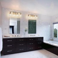 4-Light Bathroom Light Fixtures,Brushed Nickel Vanity Lighting Fixtures,Modern Wall Lighting Sconces for Mirror Bedroom Living Room Vanity Table Hallway - Image 3