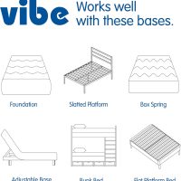 Vibe Quilted Hybrid Mattress, 12-Inch Innerspring and Pillow Top Gel Memory Foam Mattress, Fiberglass Free, CertiPUR-US Certified Bed in a Box, King, White - Image 11