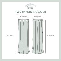 TOWN & COUNTRY LUXE Talia Double Layer Indoor Curtains, Sheer and Room Darkening Blackout, Grommet Top, Energy Efficient, 2-Pack Set, 52"W x 84"L (Pack of 2), Rose Blush 2 Count - Image 8