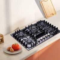 30 Inch Gas Cooktop, 5 Burners Built-in Stovetop, Stainless Steel LPG/NG Convertible Stove, Dual Fuel Sealed Hob - Black - Image 6