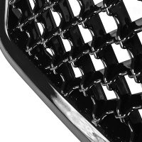 Spec-D Tuning Front Mesh Grill Hood Grille Glossy Black Compatible with 2003-2007 Cadillac Cts/Cts V 2003-2007 - Image 5