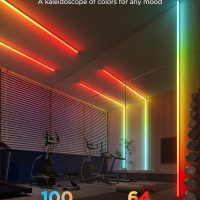 Govee RGBIC LED Strip Lights 32.8ft with Covers, Smart Lights Work with Alexa and Google Assistant, LED Diffuser Channel with LED Lights for Bedroom, Skirting Lines, Studio, Cabinet - Image 6