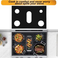 Stove Top Covers For Samsung Gas Range Burners Stove Guard Cover Reusable Washable Keep Stove Clean Stove Liners Stove Mat Non-Stick Mat Gas Stove Protectors 2 Pcs - Image 7