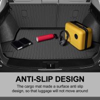 Floor Mats & Cargo Liner & Backrest Mat Custom Fit for Honda HRV 2026 2025 2024 2023 (Include Hybrid) and Acura ADX 2025: All Weather TPE Floor Mats for HR-V Floor Liner Accessories - Image 8