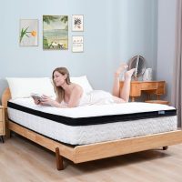 Full Size Mattress 10 Inch | Full Mattresses in a Box Hybrid | Medium Firm Feel Memory Foam and Individual Pocket Springs | Fiberglass Free Bed Matress | Breathable | CertiPUR-US | Upgrade - Image 4