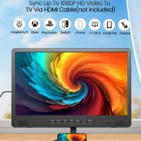 Desobry 18.5" Portable TV with Antenna, 6500mAh Built-in Power Operated TV, 12 Volt Small TV Support HDMI/AV/USB/Headphone Jack Input，Portable T V for Camping, RV, Patio, Kitchen, Indoor, Outdoor - Image 5