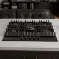 Empava 30 in. Gas Stove Cooktop 5 Italy Sabaf Sealed Burners NG/LPG Convertible in Black Tempered Glass, 30 Inch - Image 4