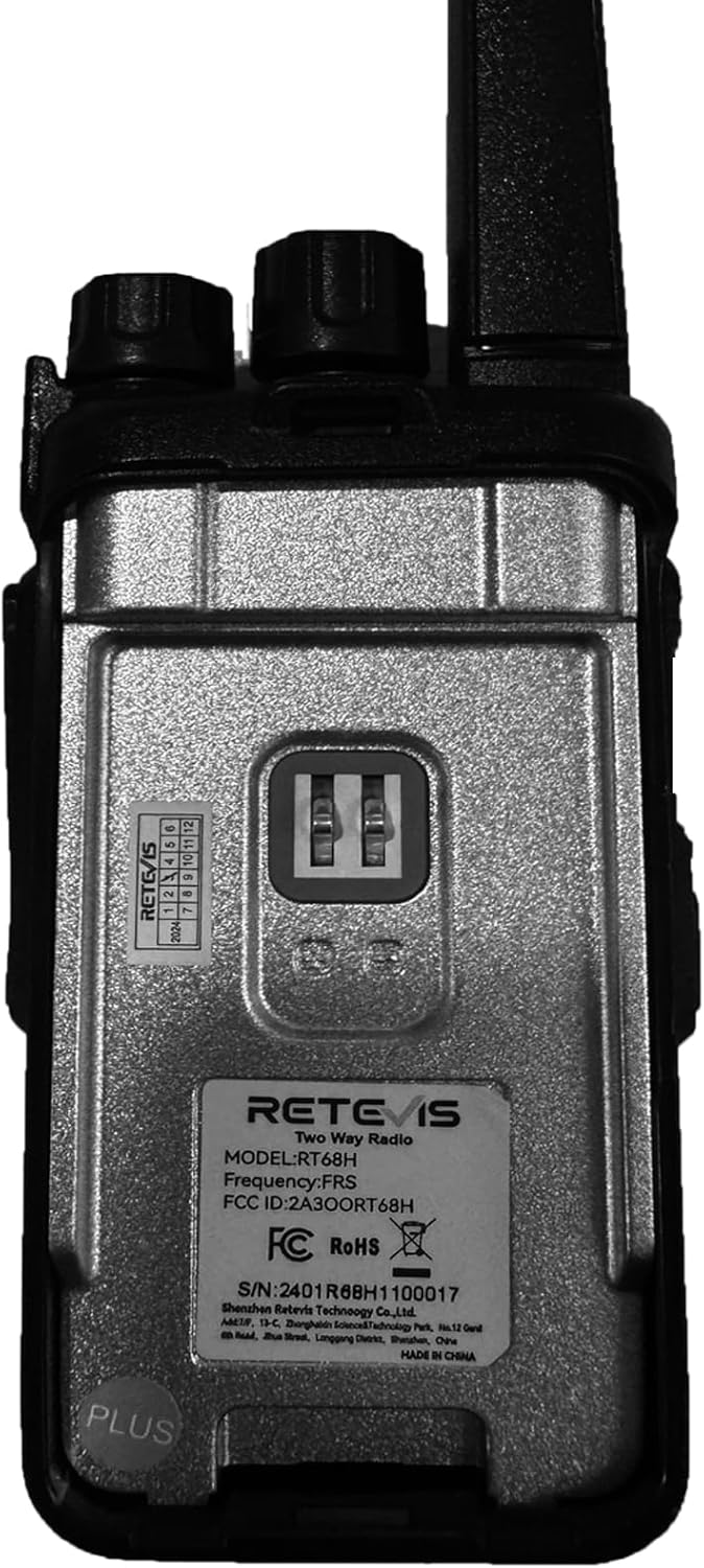 Retevis RT68H Walkie Talkies for Adults Long Range,Portable FRS Two-Way Radios Rechargeable,Intuitive,Channel Power Display, with 6 Way Multi Charger,Hands Free Walkie Talkies with Earpiece (6 Pack) - Image 10