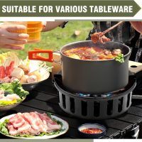 Bestfire Propane Burner, 72,000 BTU Single Burner Gas Stove for Outdoor Cooking, Windproof Camping Stove with Piezo Ignition, Extended Hose & 3 Adapters, Portable with Carrying Bag - Image 6
