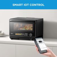 Midea 4-in-1 Multifunctional Microwave Steam Oven, Combo Air Fryer, Steamer & Microwave Oven, 32 Auto Functions, Adjustable Power and Temperature, Color Screen Touch Control, 0.9CU.FT./23L - Image 6