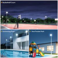 2 Pack LED Flood Lights Outdoor, 100W 10000LM Super Bright Floodlight Outside Work Light with 5.9FT Plug, IP65 Waterproof 6000K Outdoor LED Flood Light for Garage, Yard, Lawn, Garden - Image 7