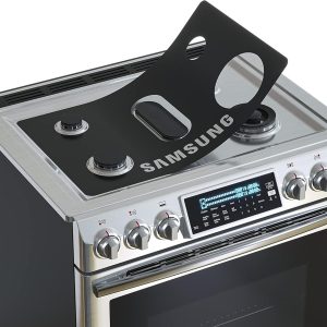 Stove Top Covers for Gas Burners, Custom Fit Stove Protector Liner for Samsnug, Stove Top Cover for Gas Stove - NX58M6630SG, NX58R6631SS & More, Heat Resistant, Teflon Non-Stick, BPA & PFOA Free