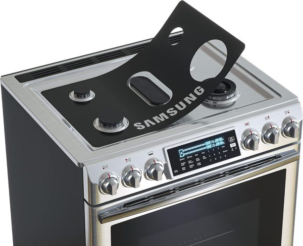 Stove Top Covers for Gas Burners, Custom Fit Stove Protector Liner for Samsnug, Stove Top Cover for Gas Stove - NX58M6630SG, NX58R6631SS & More, Heat Resistant, Teflon Non-Stick, BPA & PFOA Free