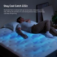 Queen Mattress-12 Inch Queen Size Hybrid Mattress in a Box- Medium Firm - Contouring Memory Foam & Innerspring Coils - Cooling Top Layer - Pressure-Relief - 365-Night Trial - Image 7
