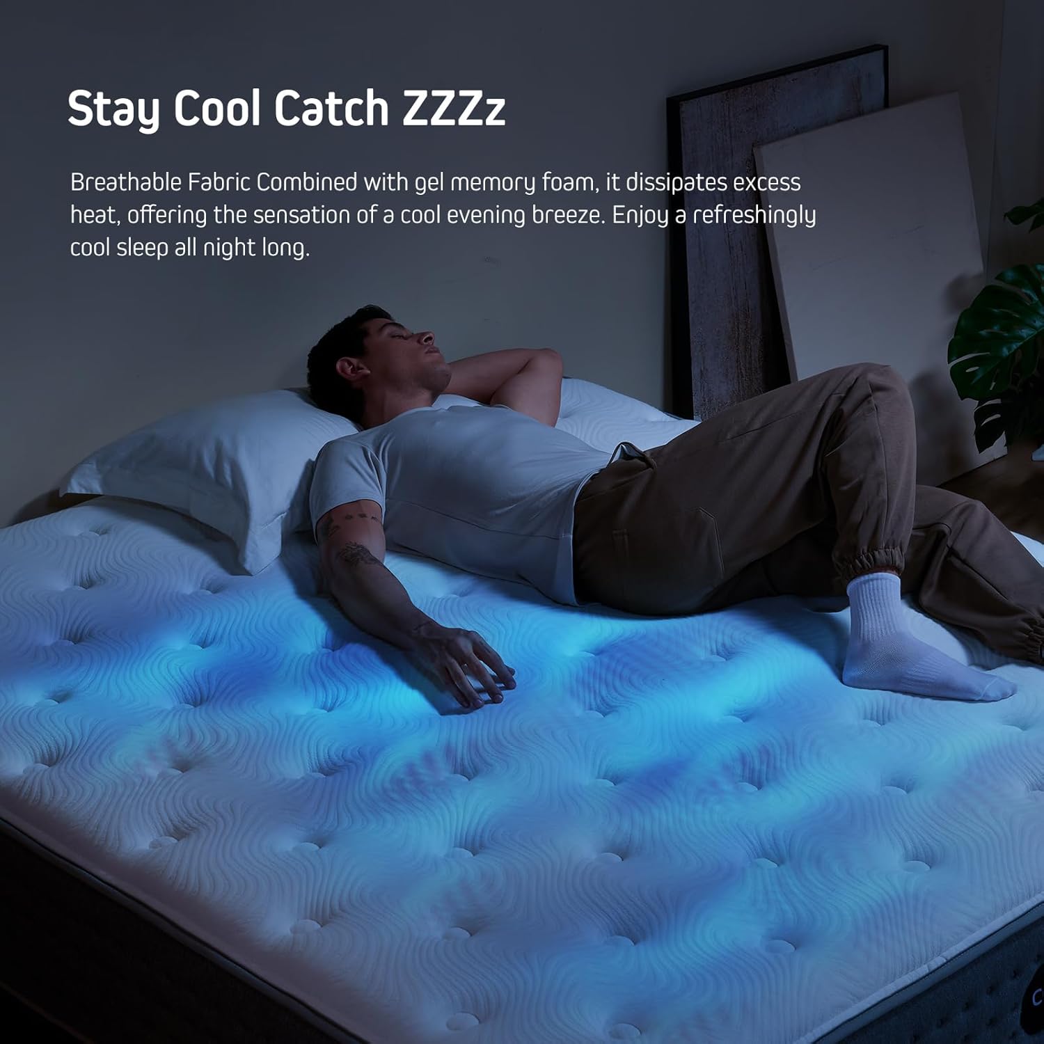 Queen Mattress-12 Inch Queen Size Hybrid Mattress in a Box- Medium Firm - Contouring Memory Foam & Innerspring Coils - Cooling Top Layer - Pressure-Relief - 365-Night Trial - Image 7