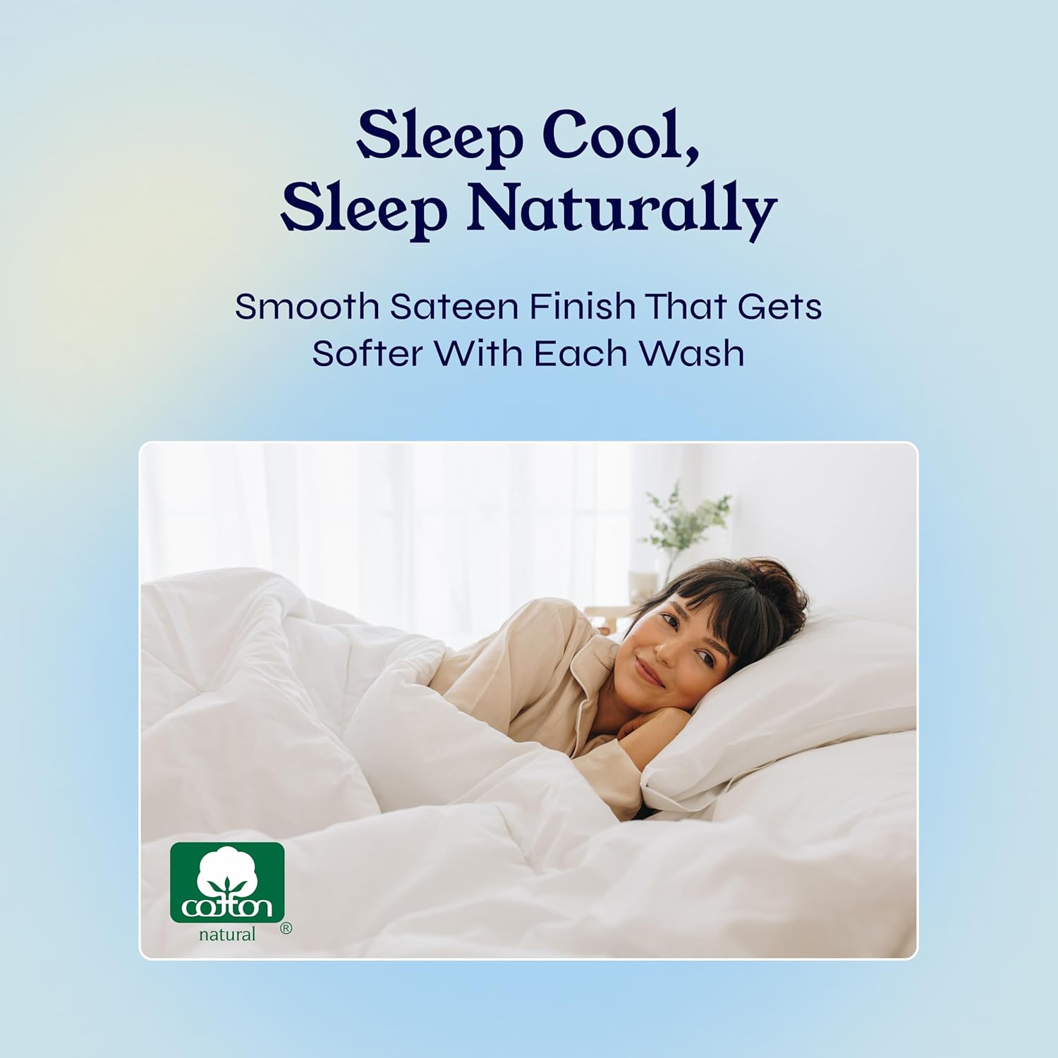 California Design Den 6 Pc King Size Sheet Set with 4 Pillowcases - Soft 400 Thread Count 100% Cotton Sheets, Sateen, Deep Pockets with All Around Elastic, Cool & Durable Bedding Set - White - Image 2