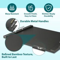 RVTHEUS® Noodle Board Stove Cover, 29.5x22", Stove Top Covers for Gas Burners and Electric Stoves, Includes 30 Stove Burner Covers, 3 Sets of Handles and 1 Glove, Stove Top Covers for Electric Stove - Image 5