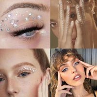 NOOEPC 660Pcs Face Gems Hair Gems, Self-Adhesive Face Jewels Eye Jewels Rhinestones 3/4/5/6 mm DIY Face Gems Stick on, Hair Body Rhinestones Gems Rave Accessories for Face Eyes Makeup Body, Crafts - Image 7