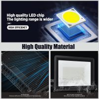 4Pack LED Flood Light Outdoor,100W LED Work Light 11000lmwith 6FT US Plug,IP66 Waterproof Exterior Security Lights,6000K Daylight White Outside Floodlights Slim Design for Playground Yard - Image 4