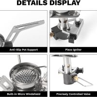 Fire-Maple Torch Gas Stove – Ultralight Backpacking Camping Stove, Built-in Piezo Ignition, Stainless Steel & Aluminum Alloy, Compact & Portable, Ideal for Hiking & Outdoor Cooking - Image 3