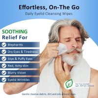 30PCS Eyelid & Lash Wipes for Itchy & Dry Eyes, Tea Tree Oil Eyelid Wipes for Styes & Blepharitis, Daily Eye Cleansing Wipe, Hypoallergenic & Soothing For Sensitive Eyes, Stay Hydrated Lid Wipe - Image 2