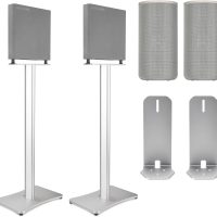 Speaker Stand Pair for Sony BRAVIA Home Theater Surround Sound System HT-A9M2/HT-A9/SA-RS5, Aluminum Alloy Floor Stand Bracket for Sony HT-A9M2/HT-A9/SA-RS5 Speaker - Image 7