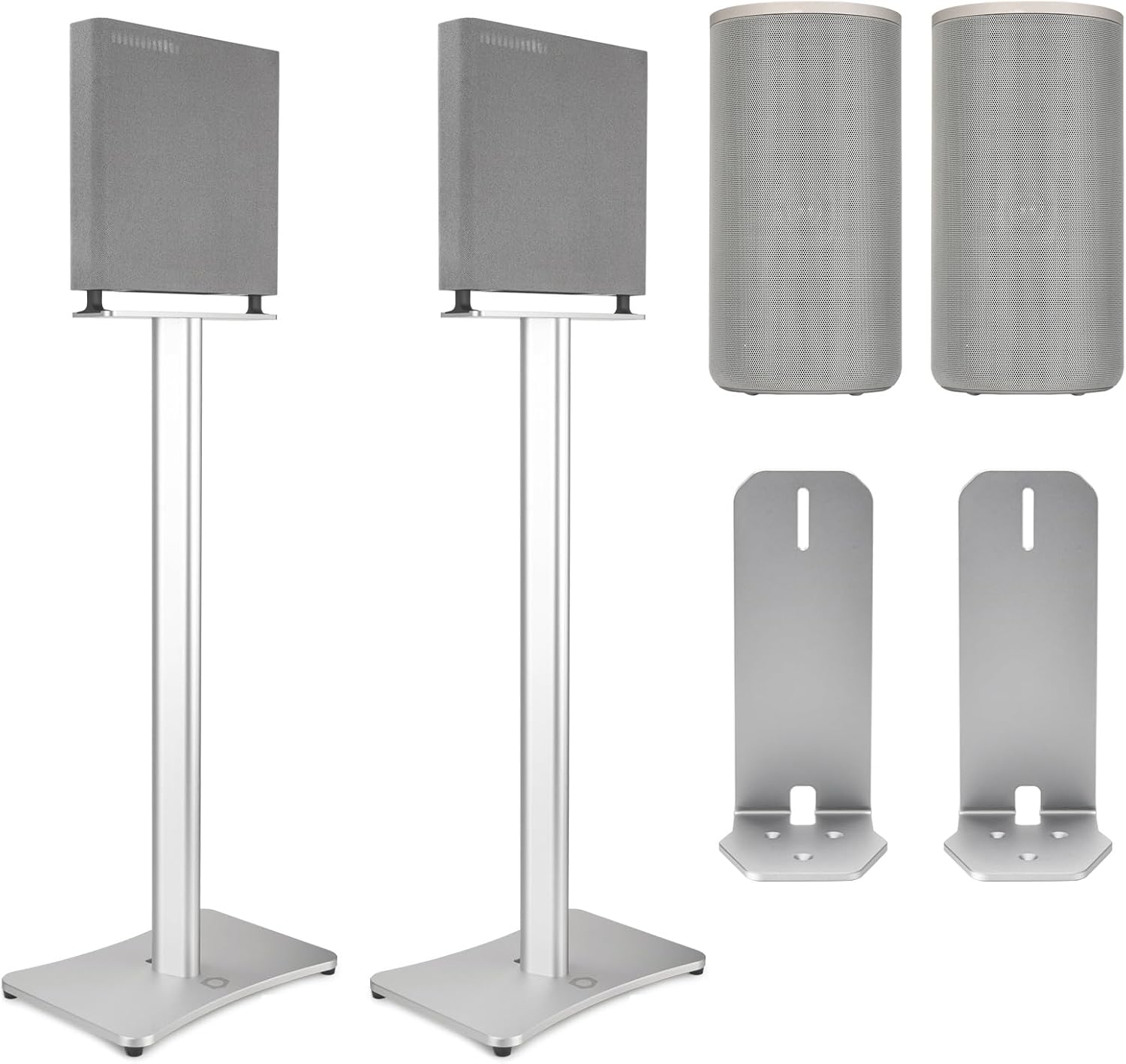 Speaker Stand Pair for Sony BRAVIA Home Theater Surround Sound System HT-A9M2/HT-A9/SA-RS5, Aluminum Alloy Floor Stand Bracket for Sony HT-A9M2/HT-A9/SA-RS5 Speaker - Image 7