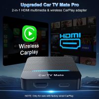 2 in 1 Car TV Mate Pro & Wireless CarPlay Adapter for Fire TV Stick Converter/Game Consoles/Set-Top Box/Screen Throwers, CarPlay HDMI Multimedia Adapter for Cars with Factory Wired Car Play from 2016 - Image 2