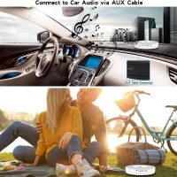 Lukasa Portable Bluetooth CD Player Built-in Speaker Stereo, Personal MP3 Players Rechargeable Compact Car Disc CD Music Player USB Play Anti-Shock Protection - Image 6