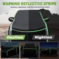 Mixsuper Liner Car Cover for Honda HR-V 1998-2026, 7 Layers Waterproof Car Cover Accessories for HRV with Zipper Door, Windproof Straps, Reflective Strips, Anti-UV, All Weather - Image 7