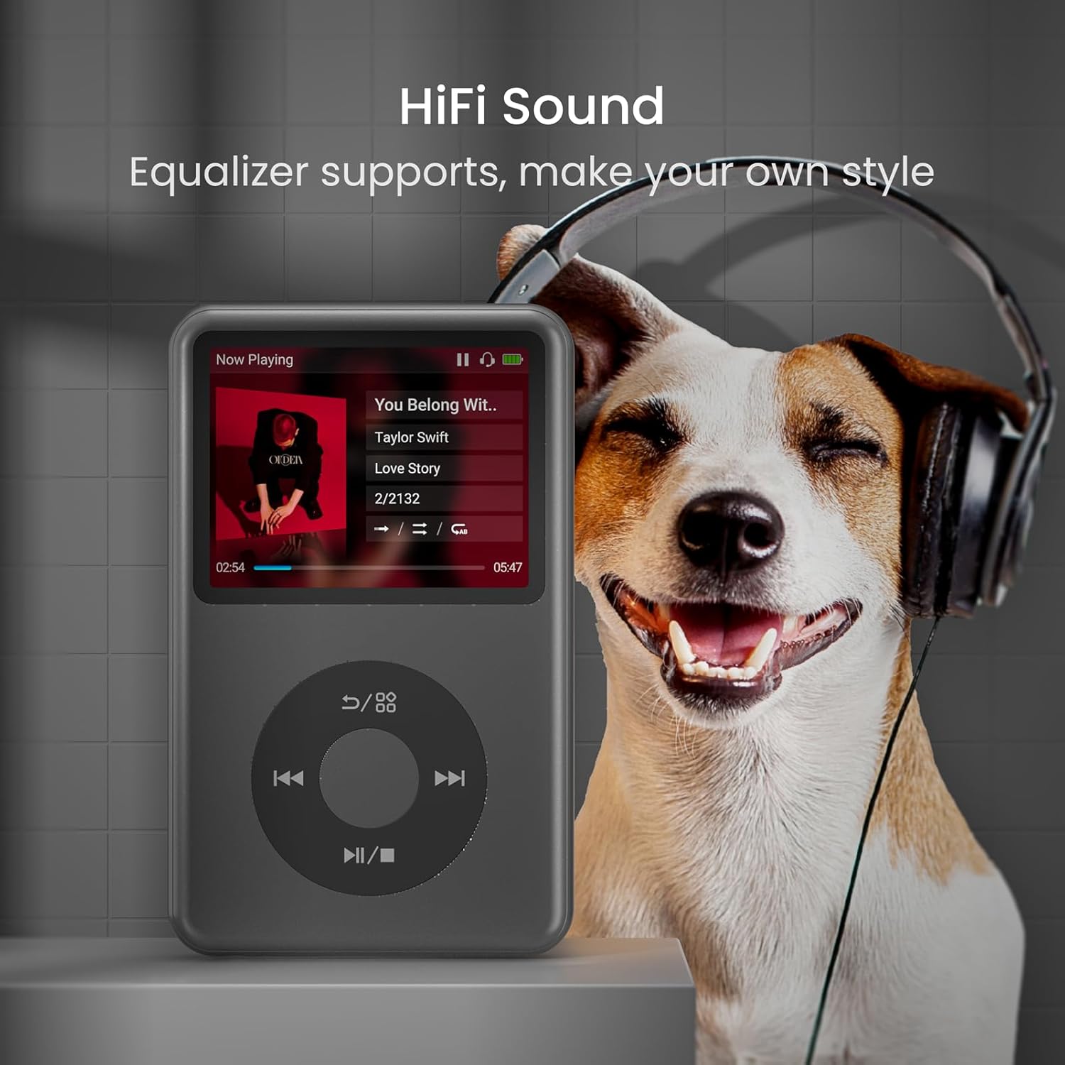 Mp3 Player with Bluetooth Innioasis Y1 Video Digital Music Player HiFi Mini Portable Kids Audiobook Mp3 2025 Nice Gift Choice Theme Upgrade Black - Image 5