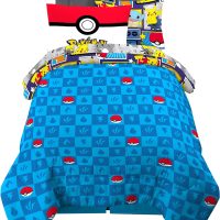 Franco Kids Bedding Super Soft Comforter and Sheet Set with Sham, 5 Piece Twin Size, Pokemon - Image 2