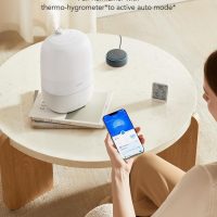 GoveeLife Smart Humidifiers for Bedroom, 3L Top Fill Cool Mist Humidifiers with Essential Oil Diffuser, Humidity Control, WiFi Air Humidifier with Night Light, for Baby, Plants, Home, Work with Alexa - Image 3