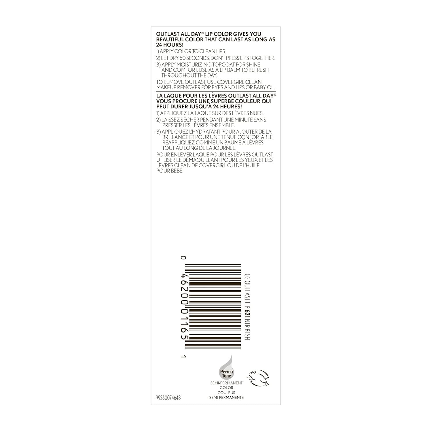 COVERGIRL Outlast All-Day Lip Color With Topcoat, Natural Blush - Image 9