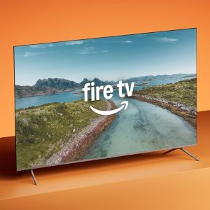 Amazon Fire TV 55" Omni QLED Series (newest model), 4K Ultra HD smart TV, HDR10+, Dolby Vision, Dolby Audio, quad-core processor, hands-free with Alexa