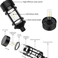 8 Pack Solar Pathway Lights Outdoor, Waterproof Solar Lights Outdoor with Metal & Glass Design - Auto On/Off, Long-Lasting, Landscape Lighting for Garden, Yard, Lawn, Driveway, Walkway - Image 8