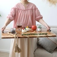 SwallowLiving Noodle Board Stove Cover Wood with Handles, Wooden Stovetop Cover Board for Gas Stove and Electric Stove Top, kitchen sink cover for counter space, Acacia - Image 2