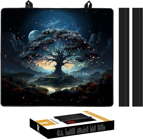 KitchenRaku Stove Cover, Stove Top Covers for Electric Stove, Ceramic Glass Cooktop Protector, Electric Stove Cover, Glass Top Stove Cover, 52x78cm (Huge Tree Pattren)