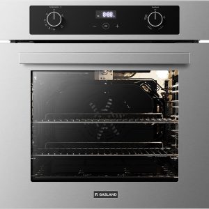 GASLAND 24 Inch Gas Wall Oven, ETL Certified Natural Gas Oven, Built-in Single Wall Oven, with Bake Broil Rotisserie Functions, Digital Timer and Convection Fan, 120V Cord Plug, Stainless Steel