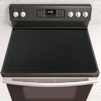 Stove Top Cover for Electric Stove, Stove Top Covers for Gas Burners, Glass Cooktop Protector, XL Dish Drying Mat (Black, 28"x20") - Image 3